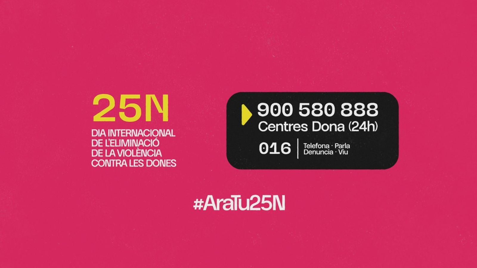 Campanya 25N Generalitat