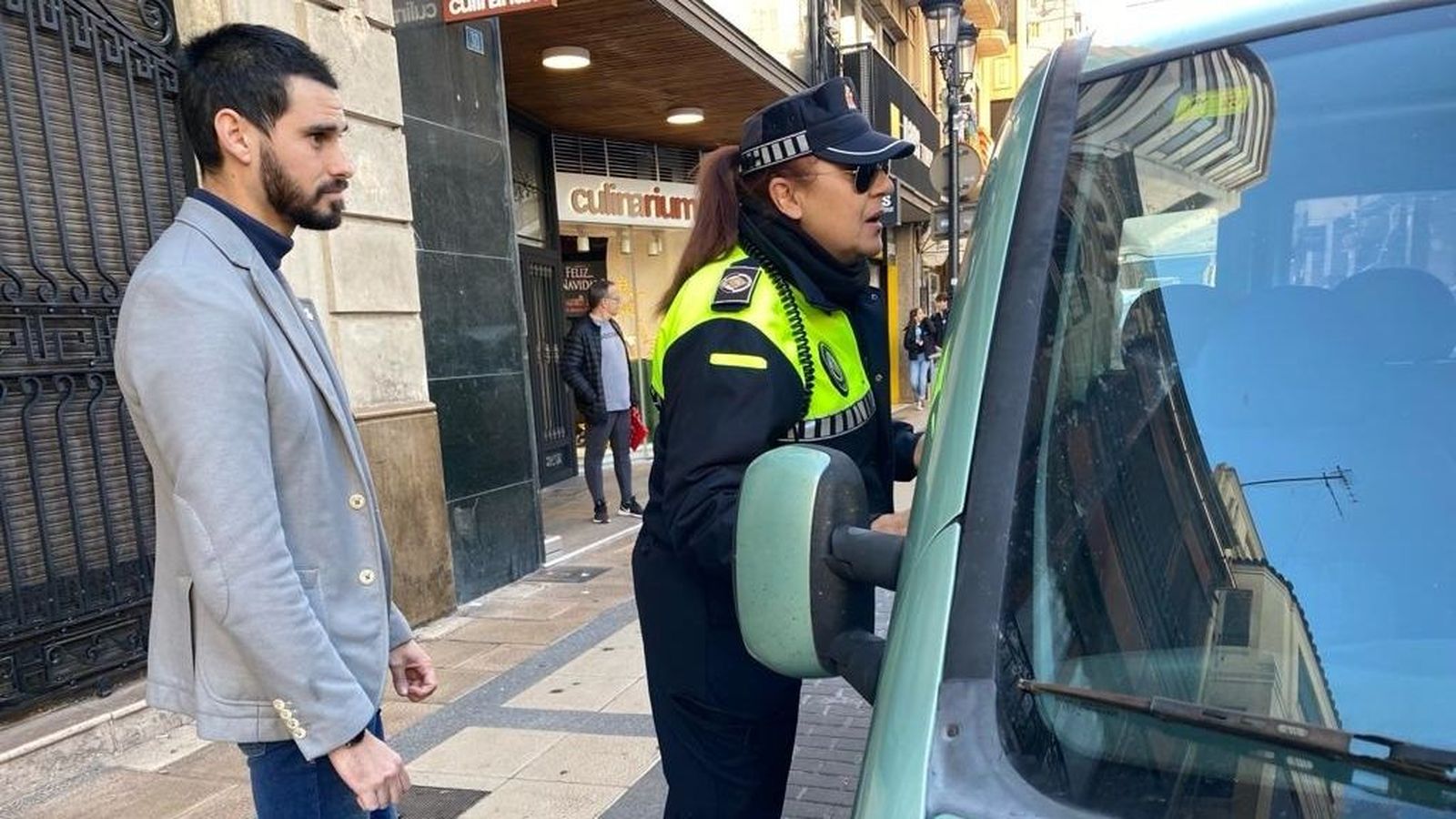 El regidor de Mobilitat de l'Ajuntament de Castelló de la Plana, Cristian Ramírez