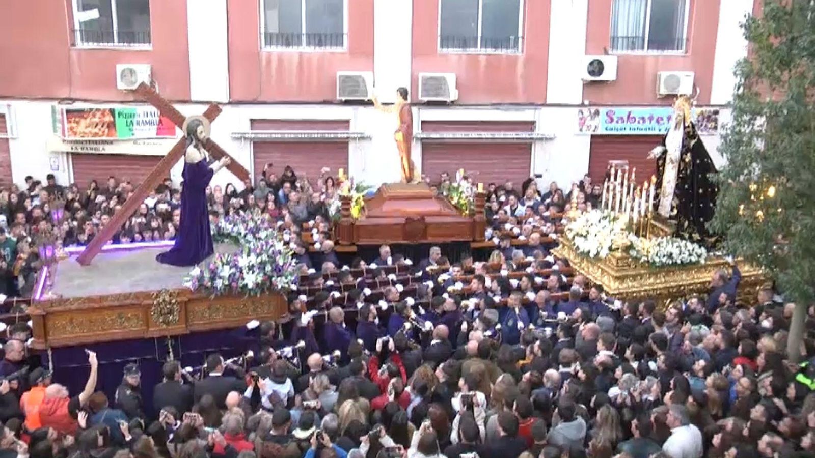 Encontre entre el Natzaré i la Dolorosa en la Morquera de Crevillent