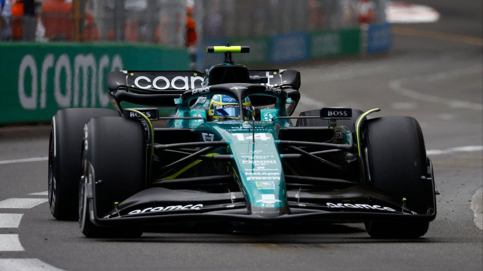 Fernando Alonso, durant la carrera