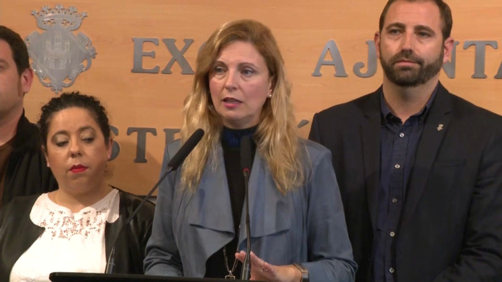 L'alcaldessa de Castelló, Amparo Marco, aquest dimecres després de la junta de govern local