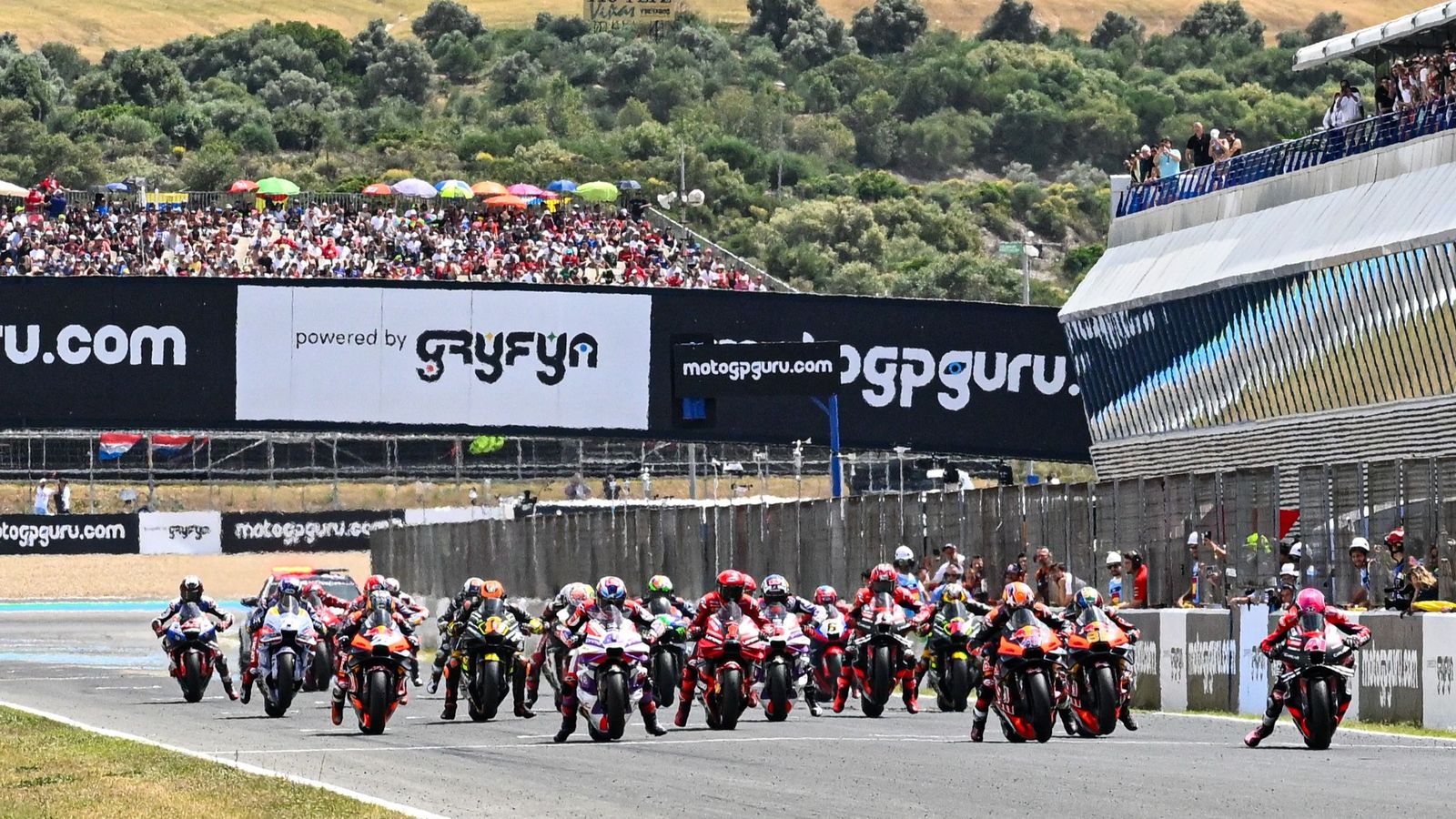 Imatge d'una carrera de Moto GP