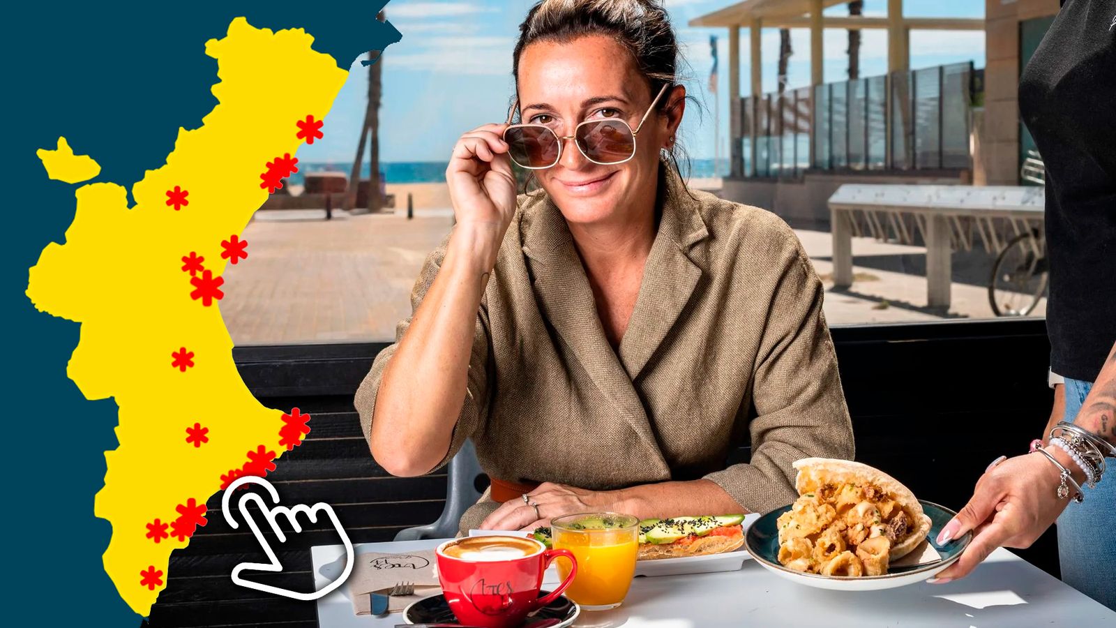 Begoña Rodrigo recomana el Tres14 a la platja de la Patacona d'Alboraia