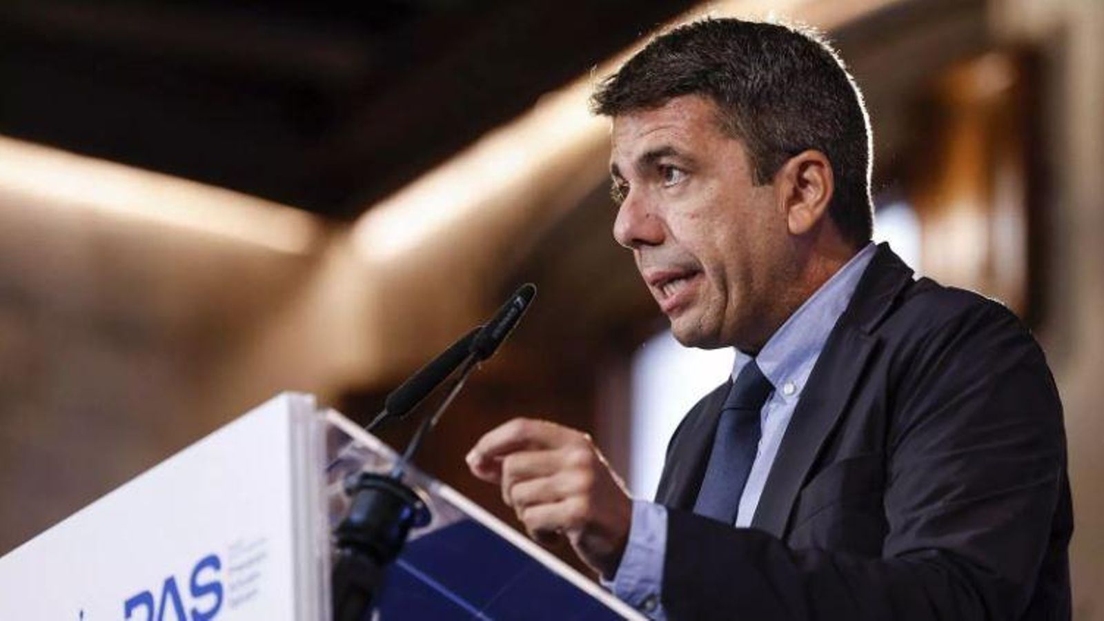 Mazón, durant un acte el passat dijous