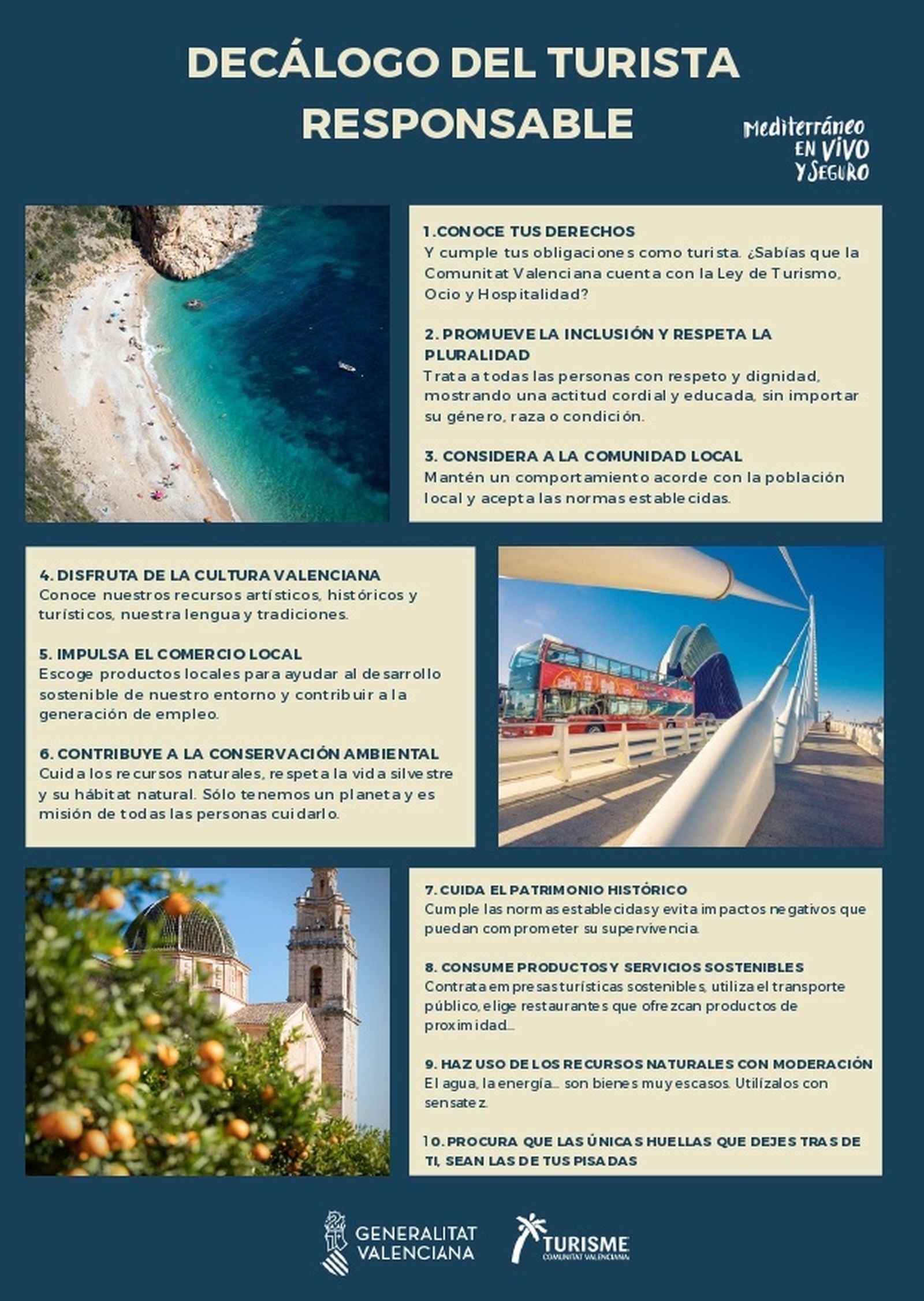 Decàleg de Turisme Comunitat Valenciana