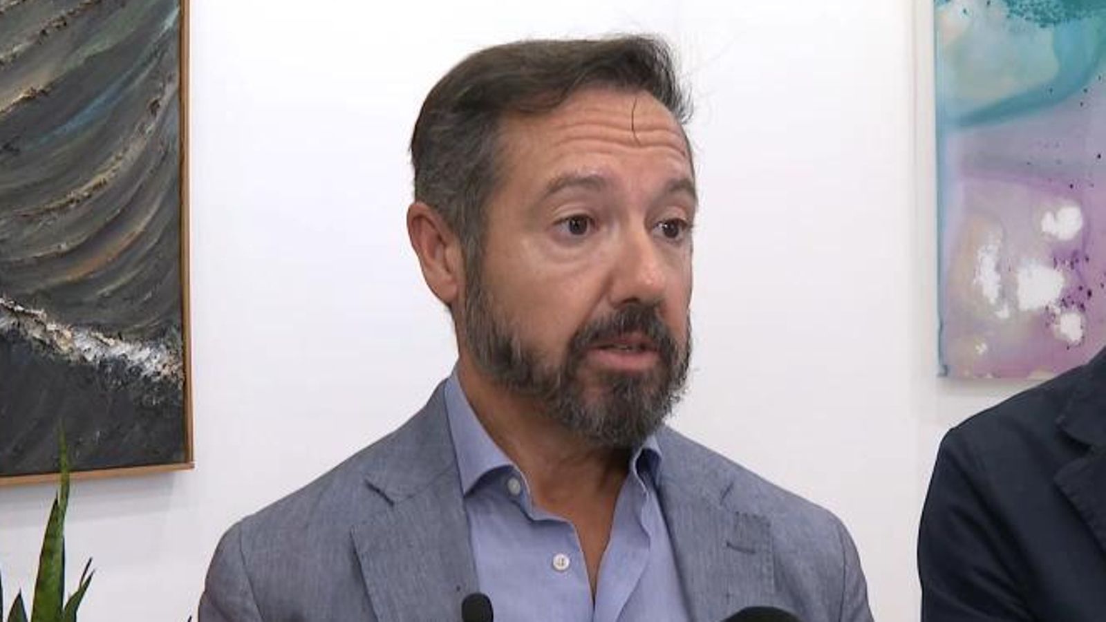 El portaveu de Vox a l'Ajuntament de València, Juanma Badenas