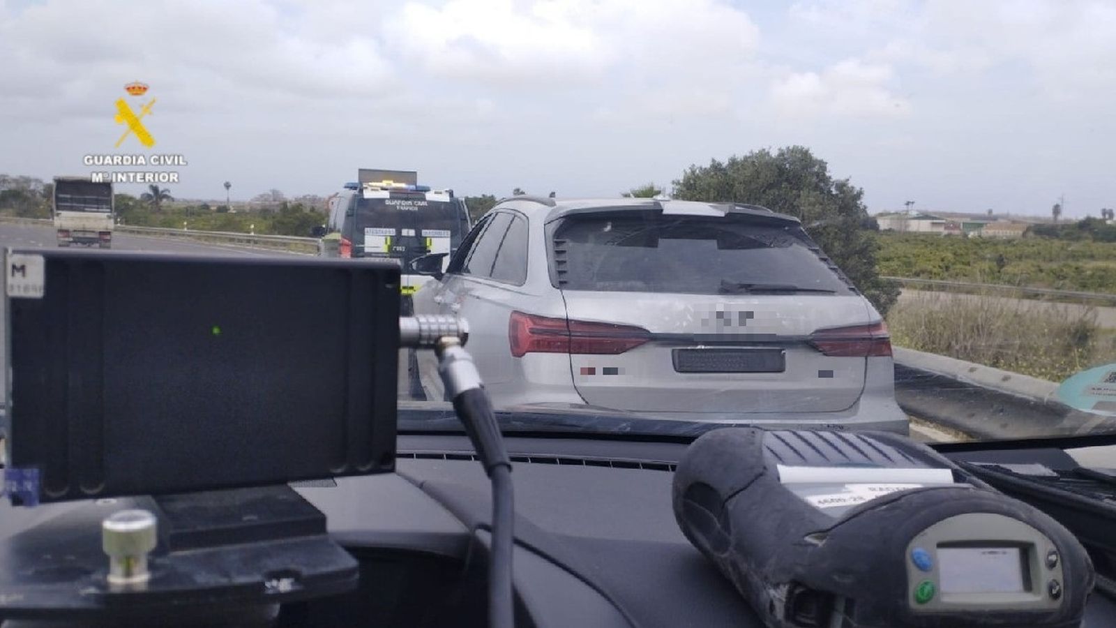 El radar va detectar a este cotxe a una velocitat tres voltes superior a la permesa