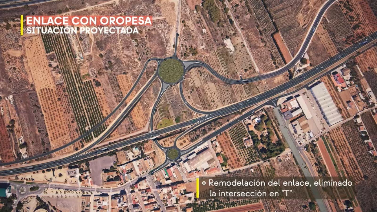 Enllaç de l'N-340 a Orpesa