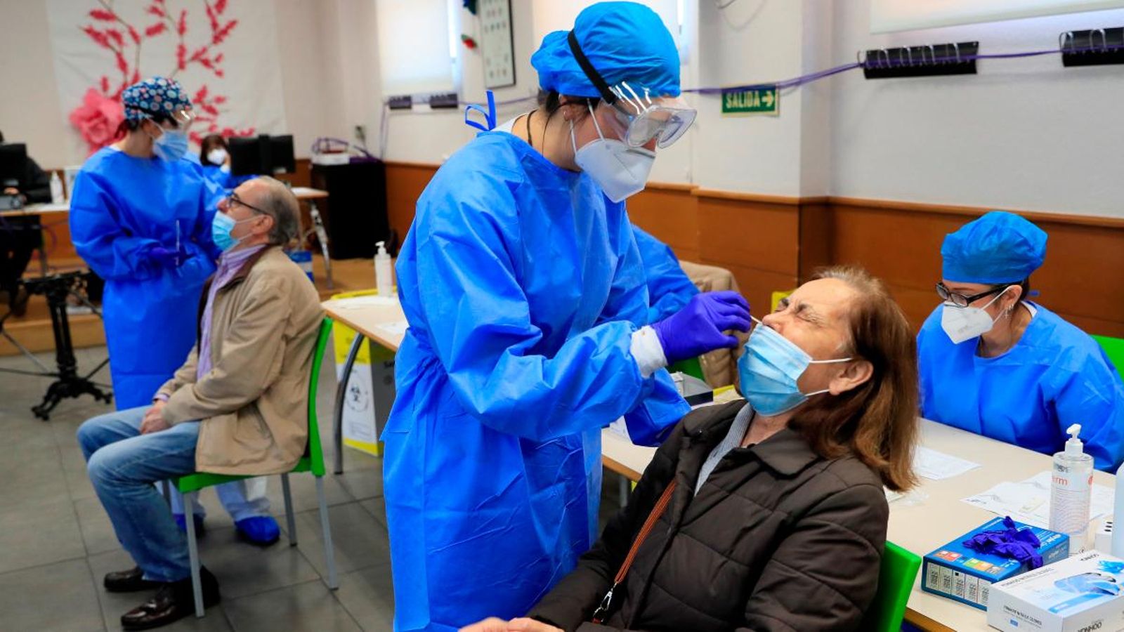 Imatge d'arxiu d'una prova d'antígens