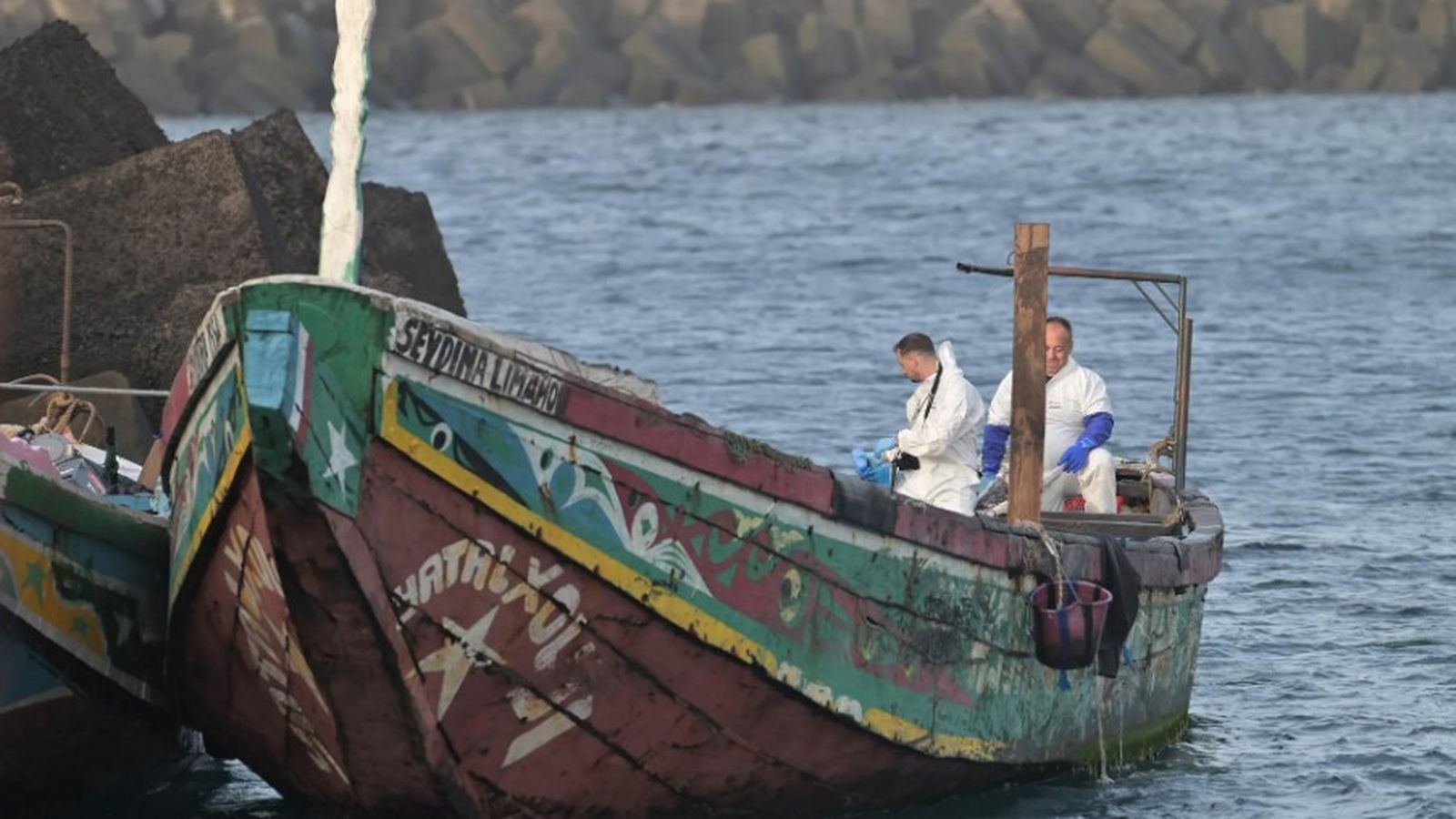 L'embarcació procedent de l'Àfrica