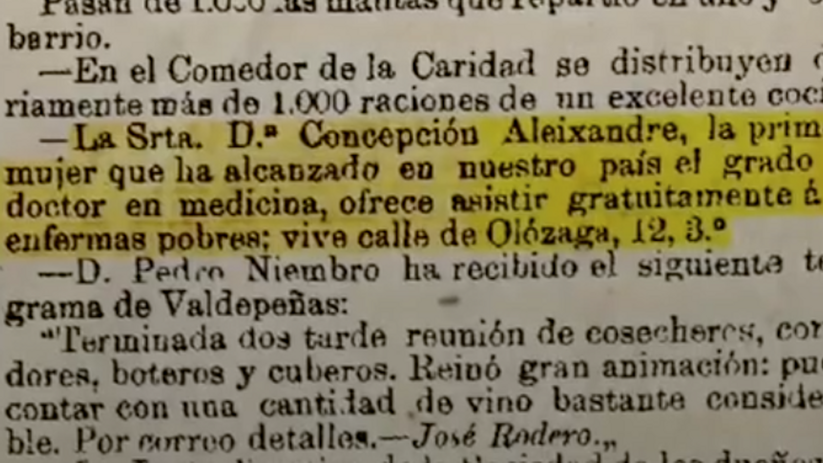 Anunci al diari 'La Época' (8 de gener de 1890)
