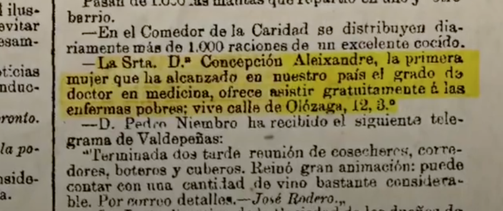 Anunci al diari 'La Época' (8 de gener de 1890)