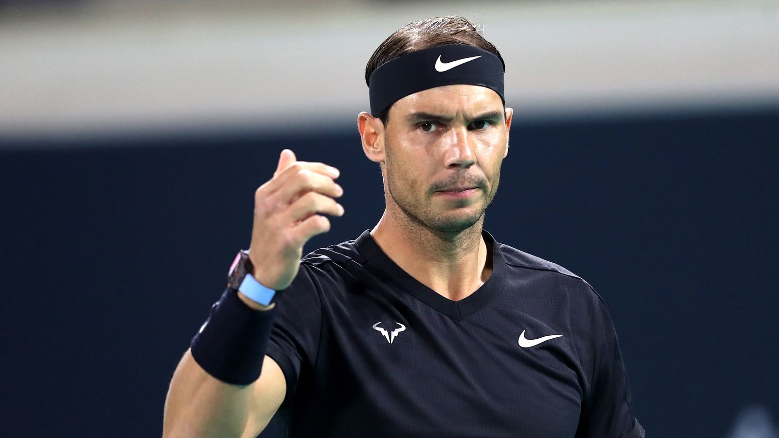 Rafa Nadal al torneig d'exhibició d'Abu Dhabi