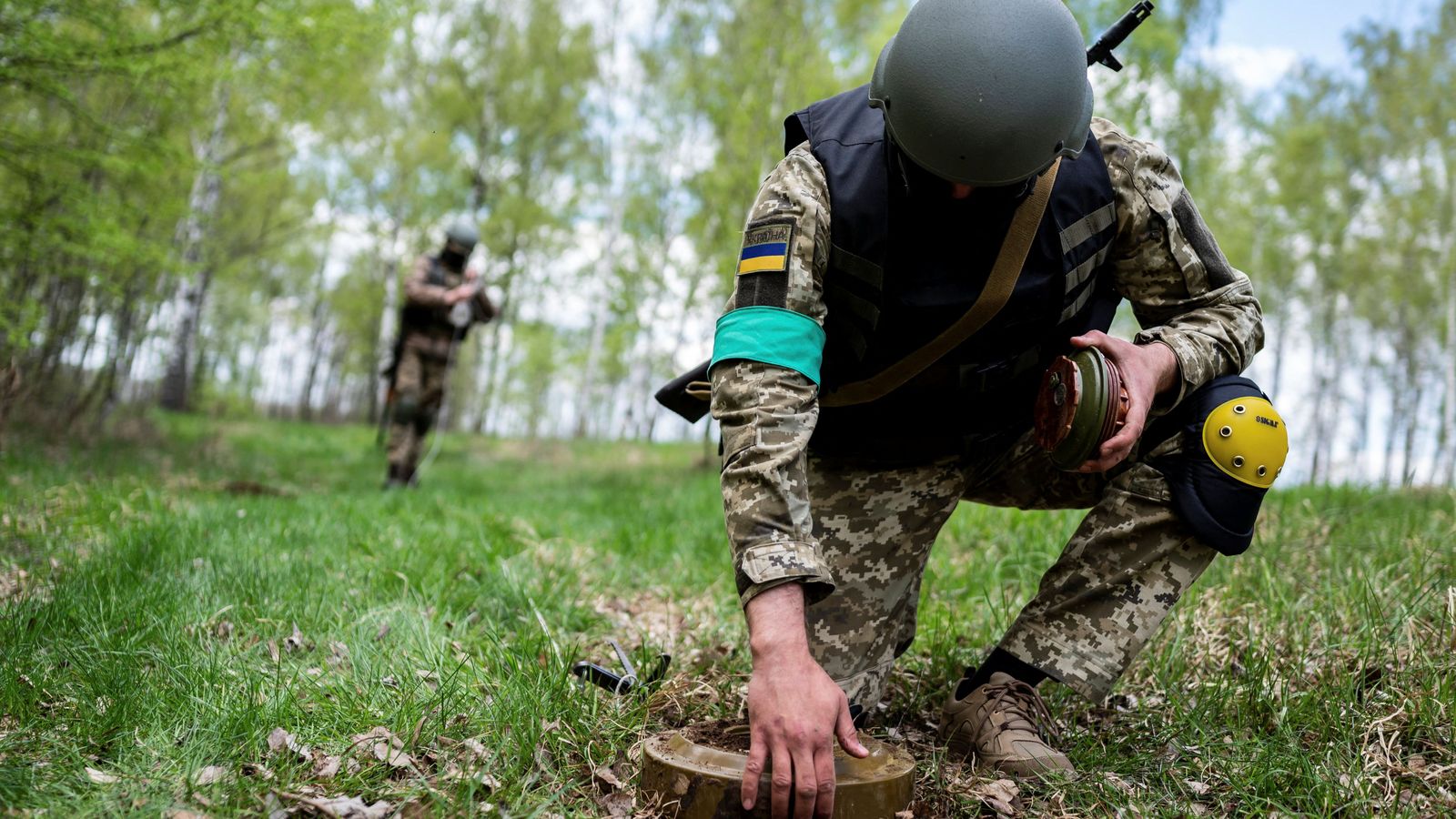 Militars d'Ucraïna al nord de la regió de Zhytomyr