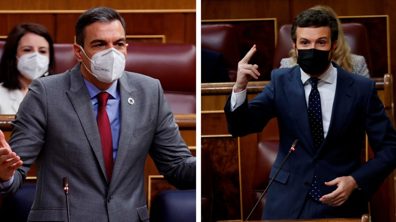 Pedro Sáchez i Pablo Casado