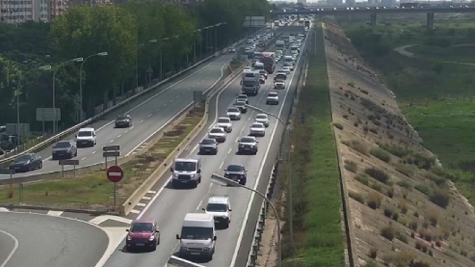 Imatges captades per la DGT aquest divendres