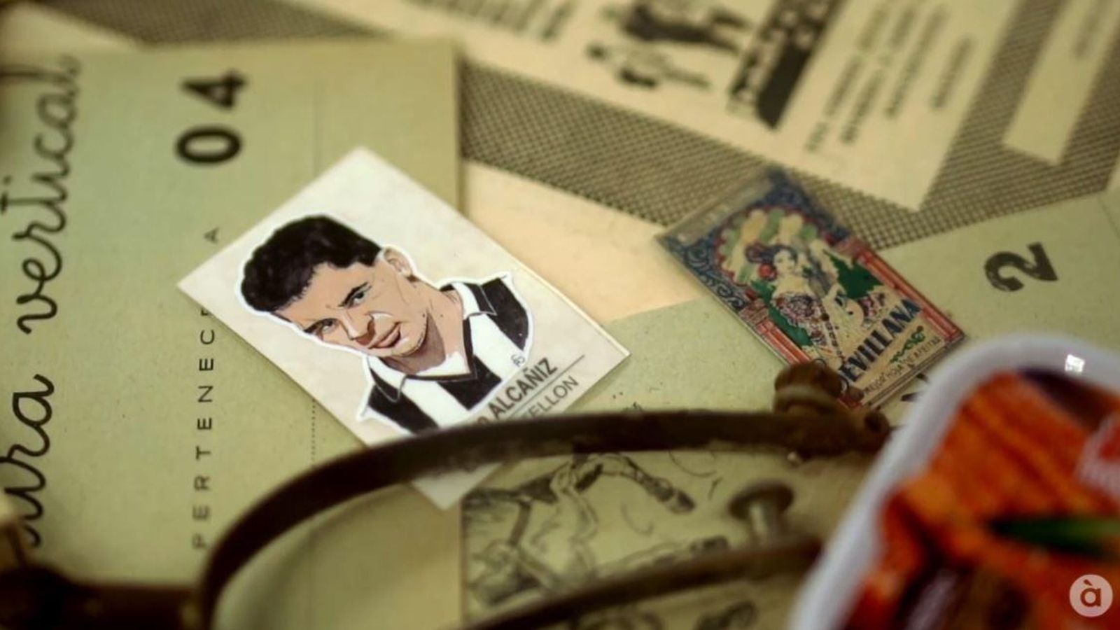 Imatge d'un col·leccionable de cromos amb els jugadors del CE Castelló