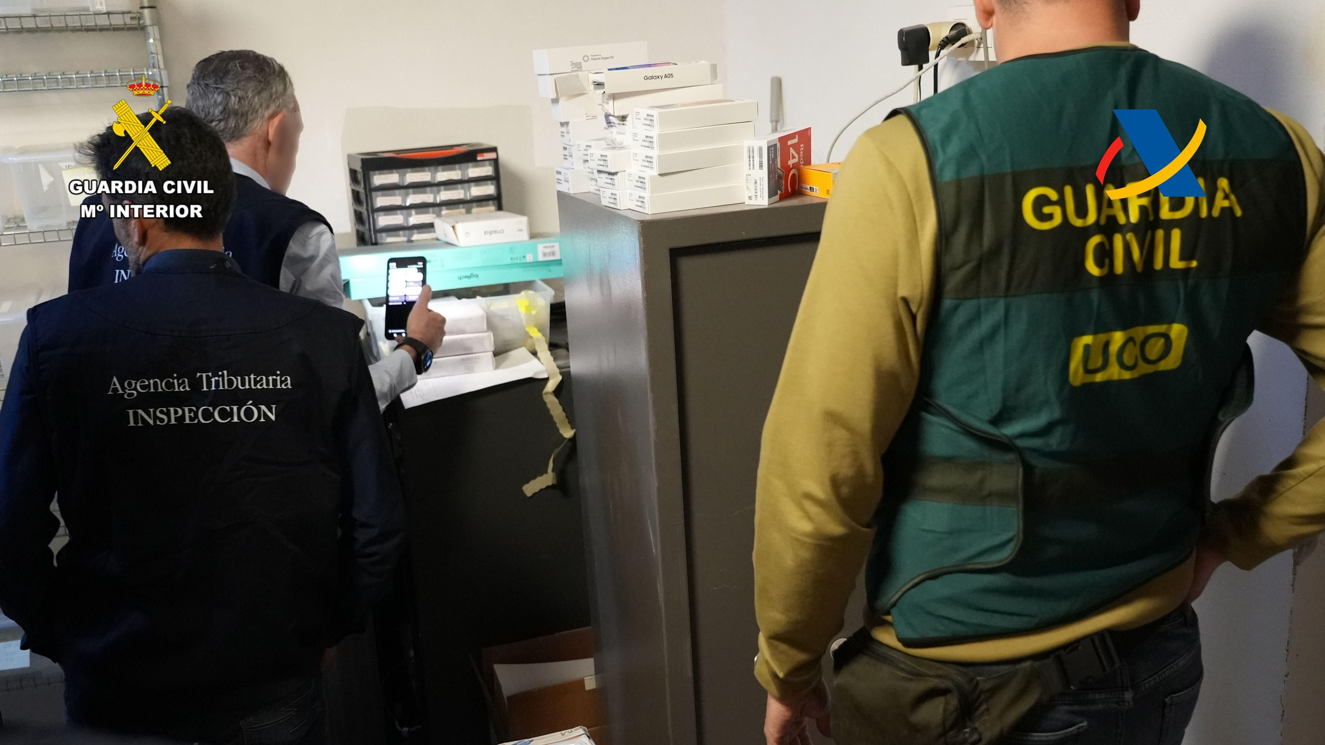 Un dels escorcolls de l'operació Backmobile Un dels escorcolls de l'operació Backmobile