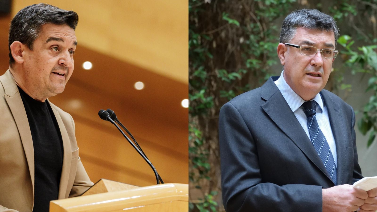 Carles Mulet (esquerra) i Enric Morera (dreta)