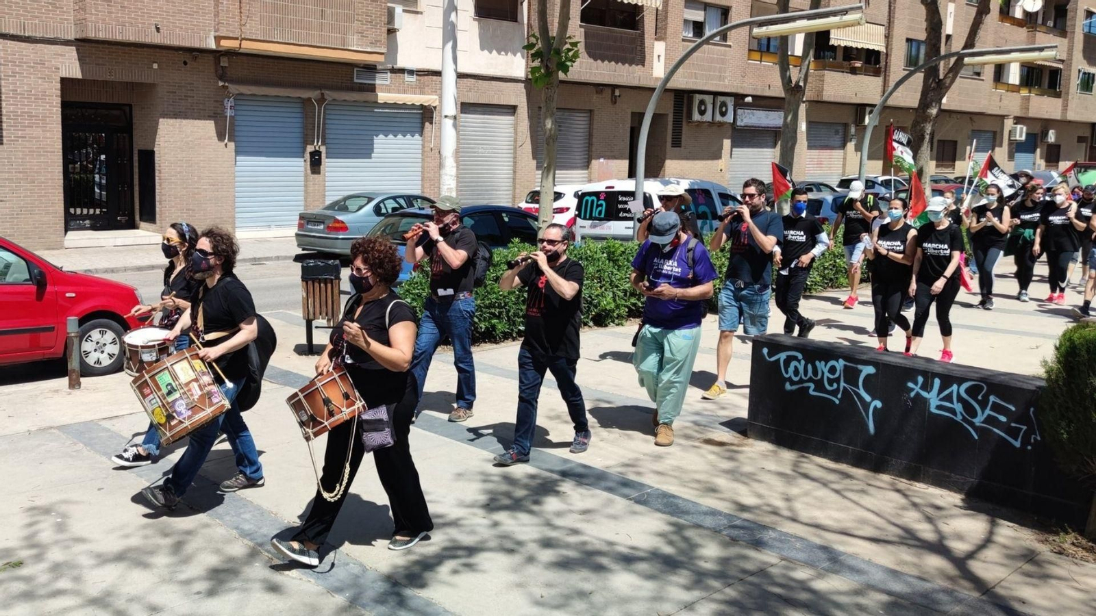 La marxa de Puçol arriba al seu destí, Benimaclet