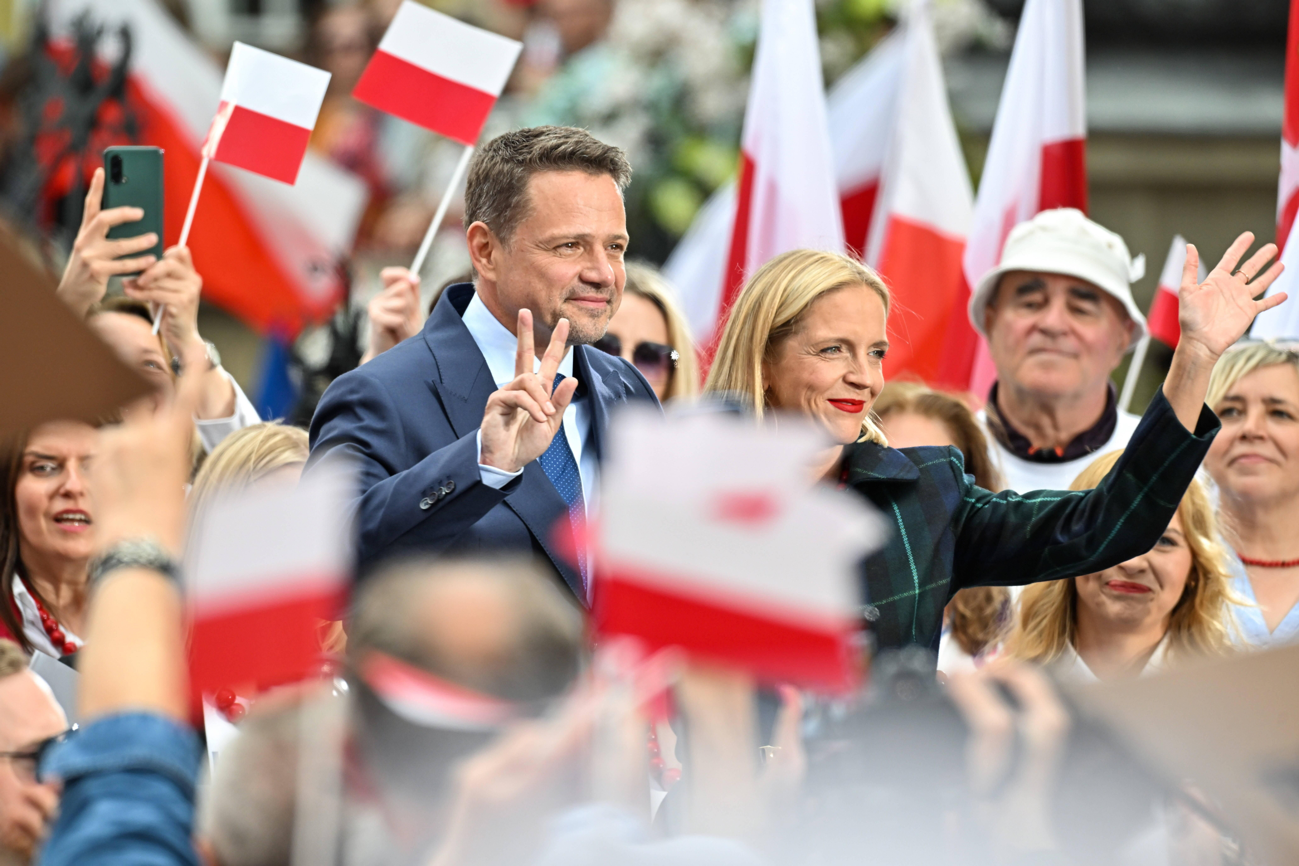 Acte de campanya del liberal proeuropeu Rafal Trzaskowski, actual alcalde de Varsòvia Polish presidential candidate Rafal Trzaskowskis campaigns in Gdansk