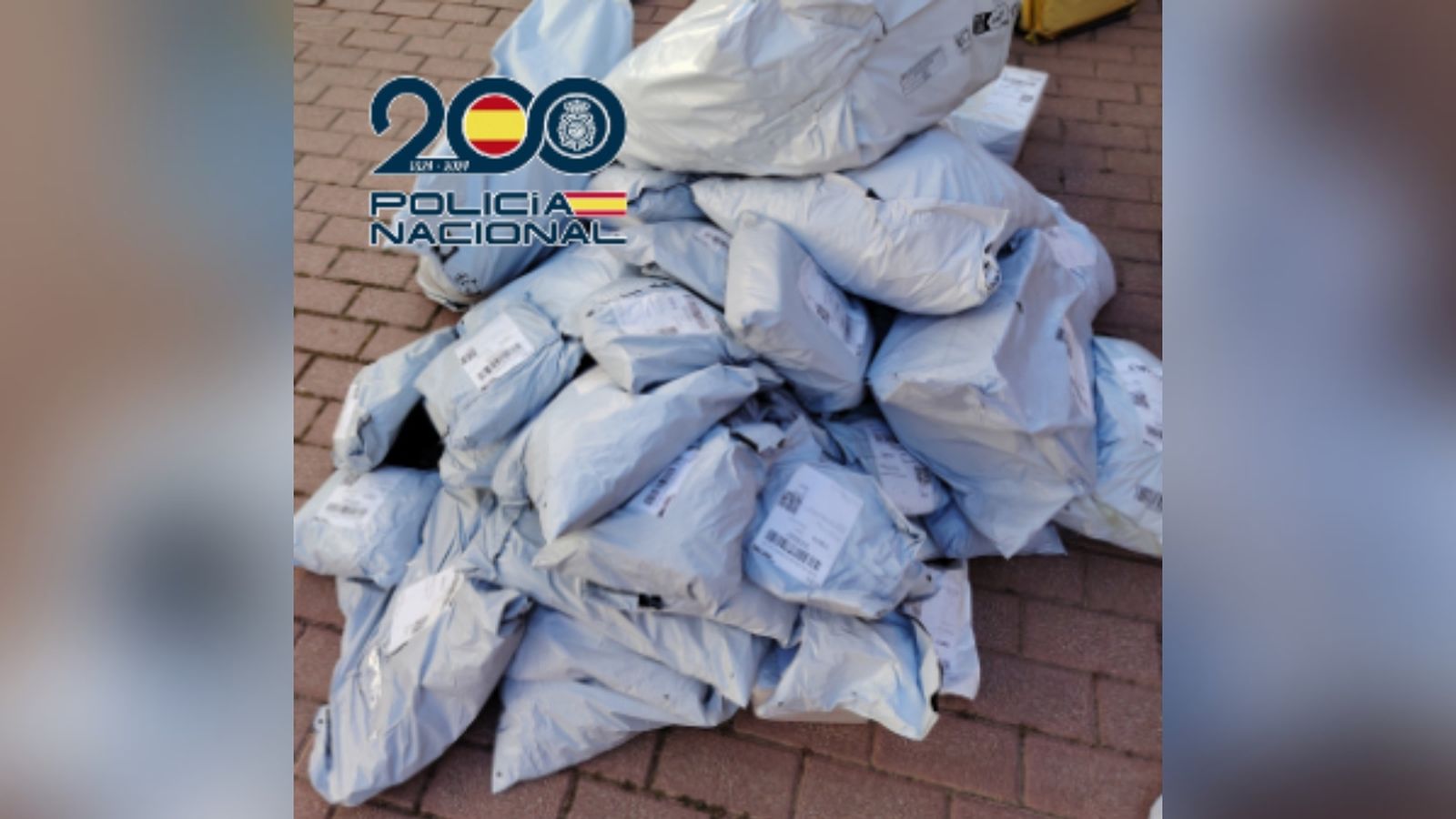 Paquets intervinguts en l'operació policial