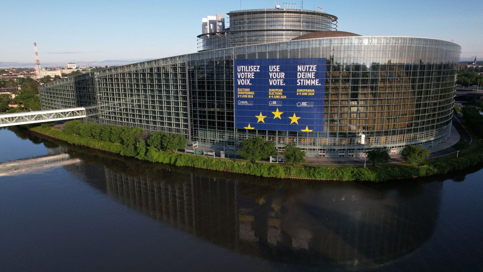 Edifici del parlament europeu a Estrasburg