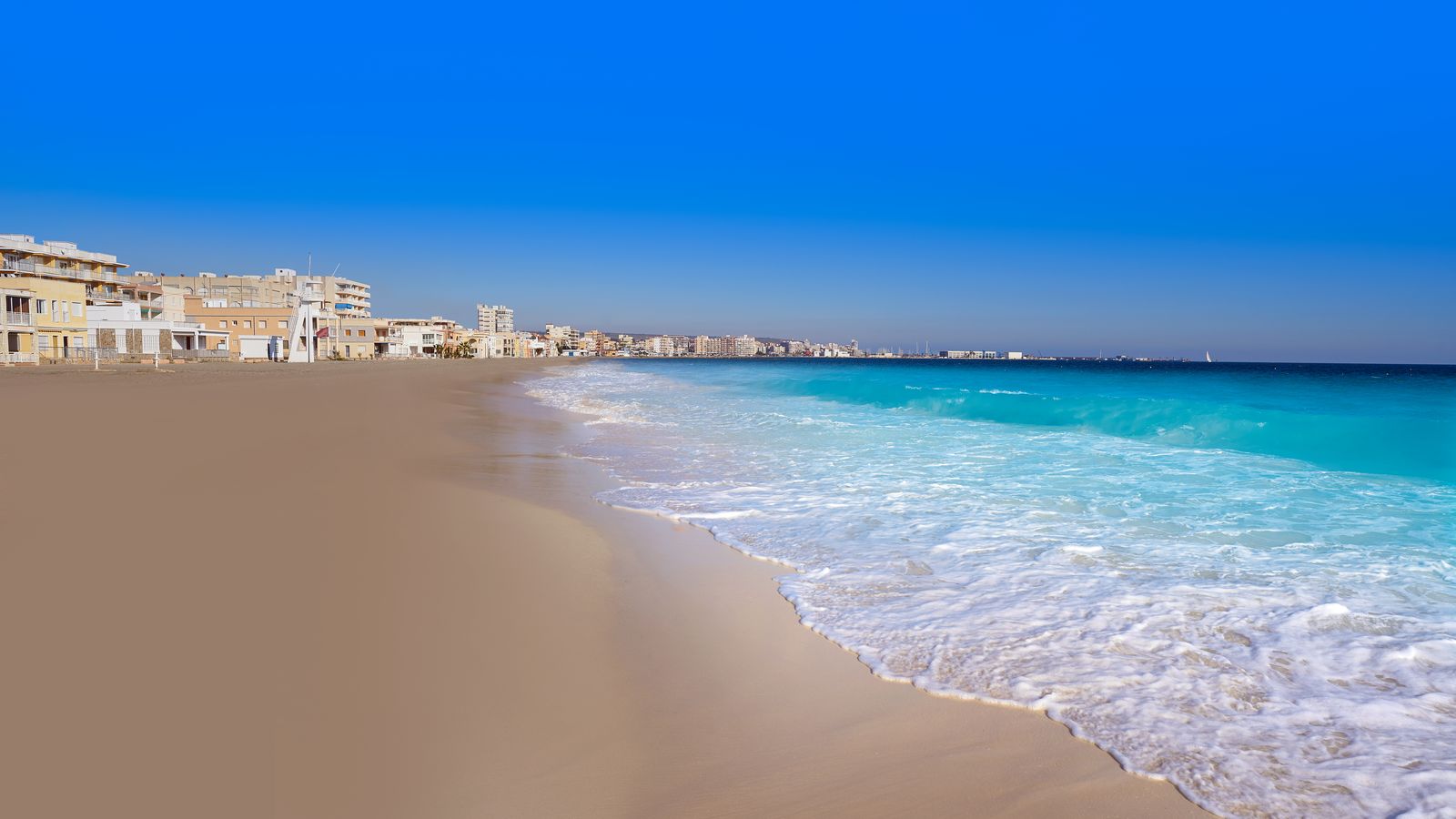 La platja Tamarit, a Santa Pola