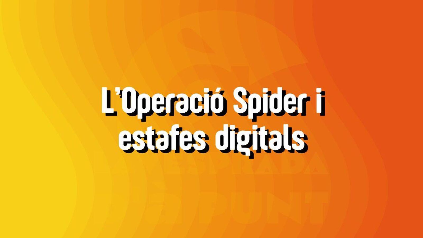 07.10.2025 | "Successos i tribunals", amb Juan Carlos Galindo | L’Operació Spider i estafes digitals