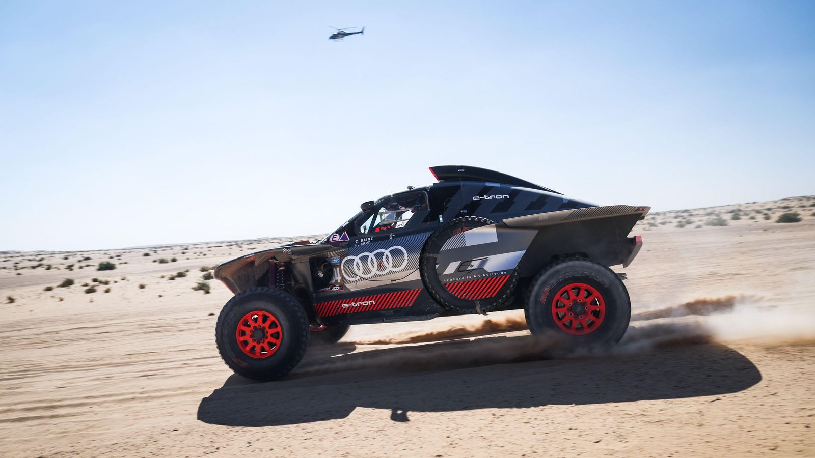 El cotxe de Carlos Sainz en el Dakar El cotxe de Carlos Sainz