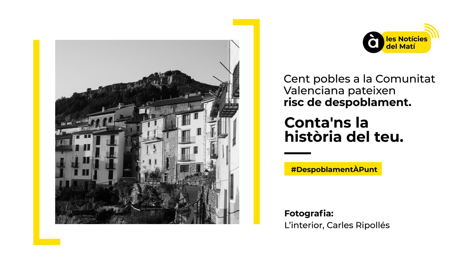 \'Les notícies del matí\' busca casos de despoblament a la Comunitat Valenciana