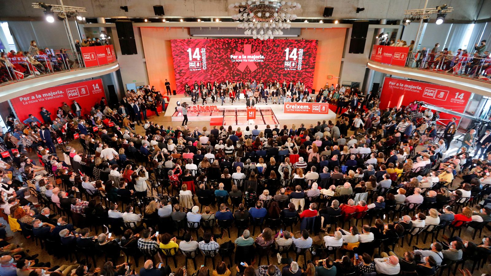 El secretari general del PSPV-PSOE, Ximo Puig, durant una de les intervencions al Congrés Nacional de la formació