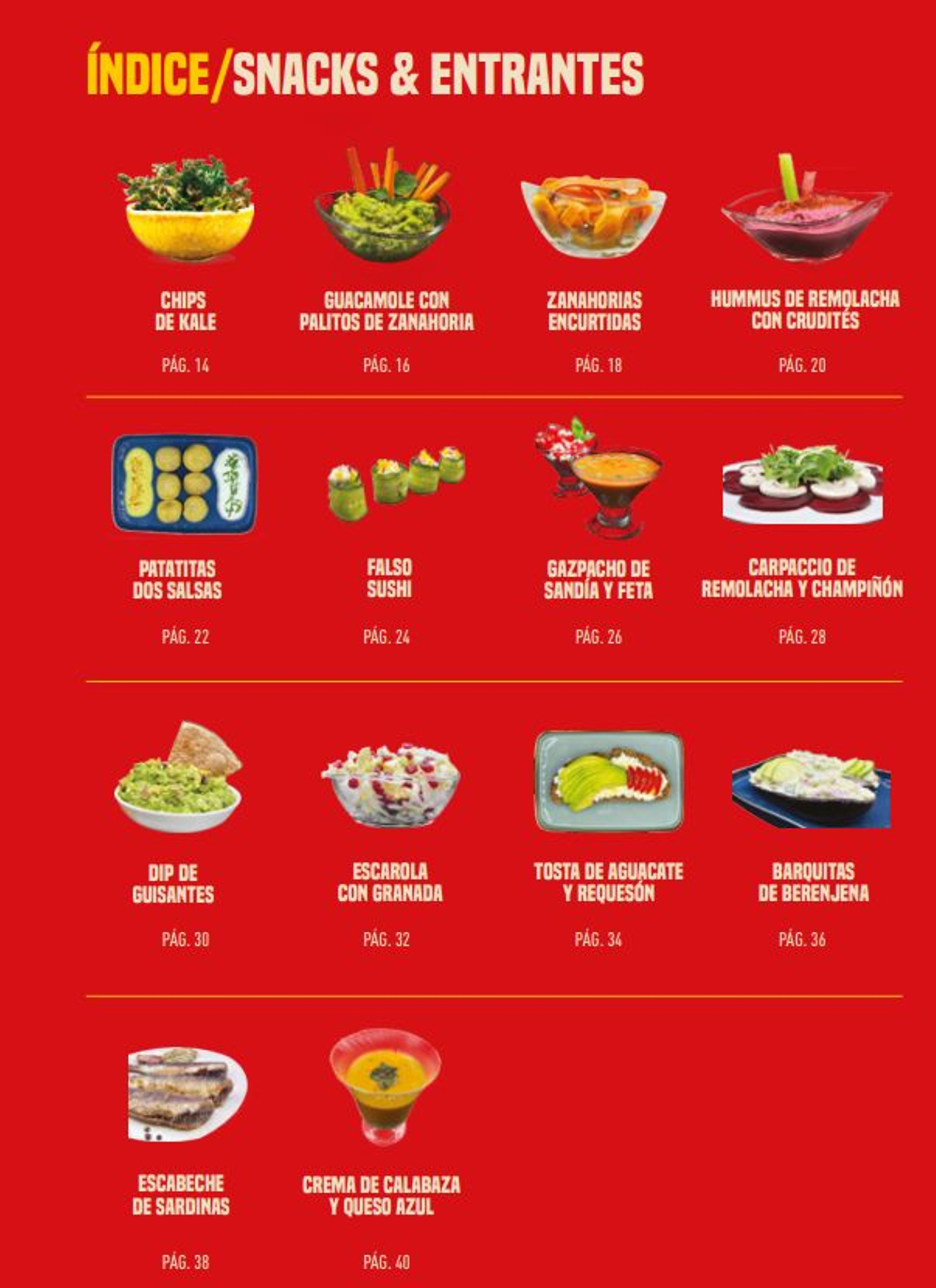 Alguns dels entrants del receptari