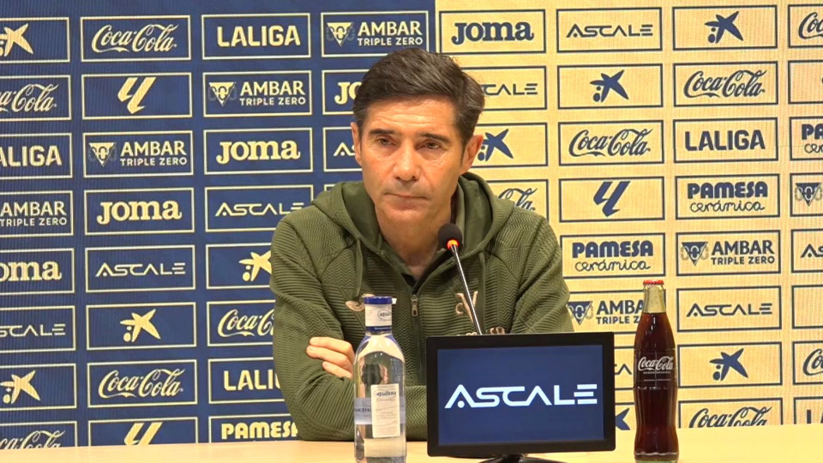 El tècnic del Villarreal, Marcelino García Toral