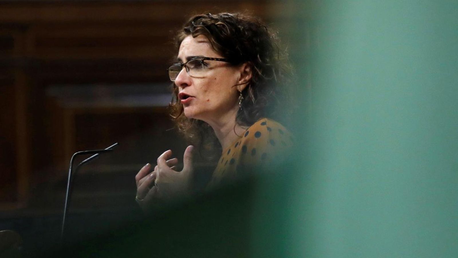 La ministra d'Hisenda, María Jesús Montero, intervé al Congrés
