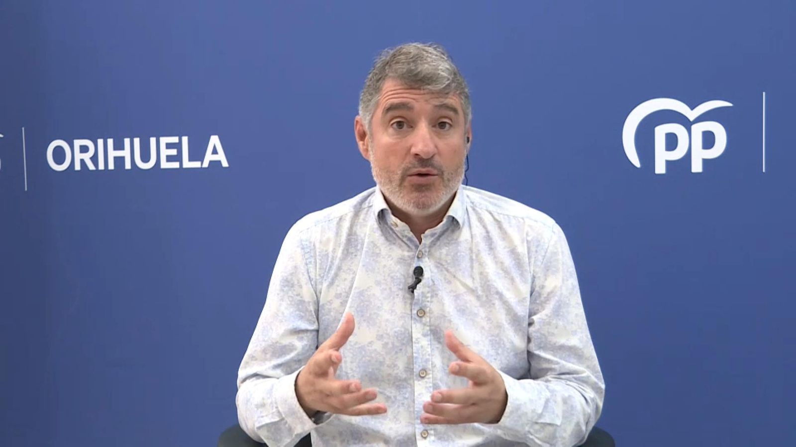 El candidat de la llista més votada a Oriola el 28M, el popular José Vergara