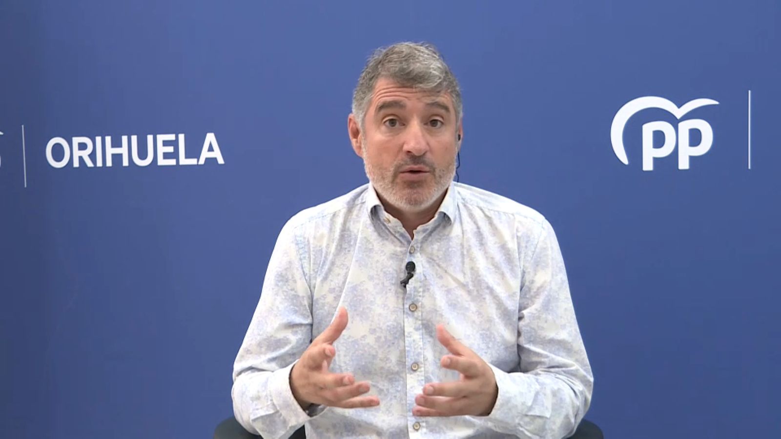 El candidat de la llista més votada a Oriola el 28M, el popular José Vergara