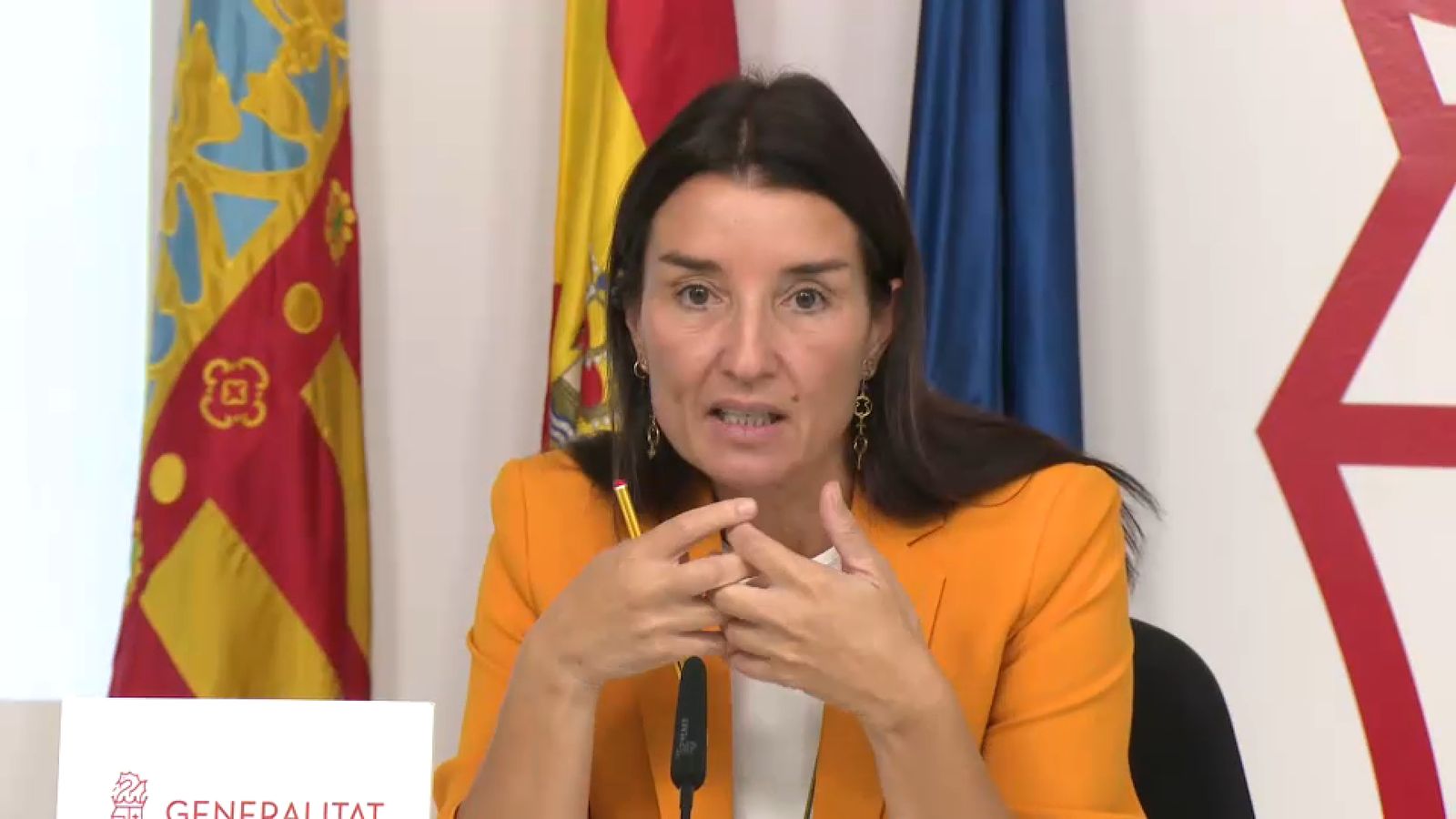 La portaveu del govern valencià i consellera d'Hisenda, Economia i Administració Pública, Ruth Merino