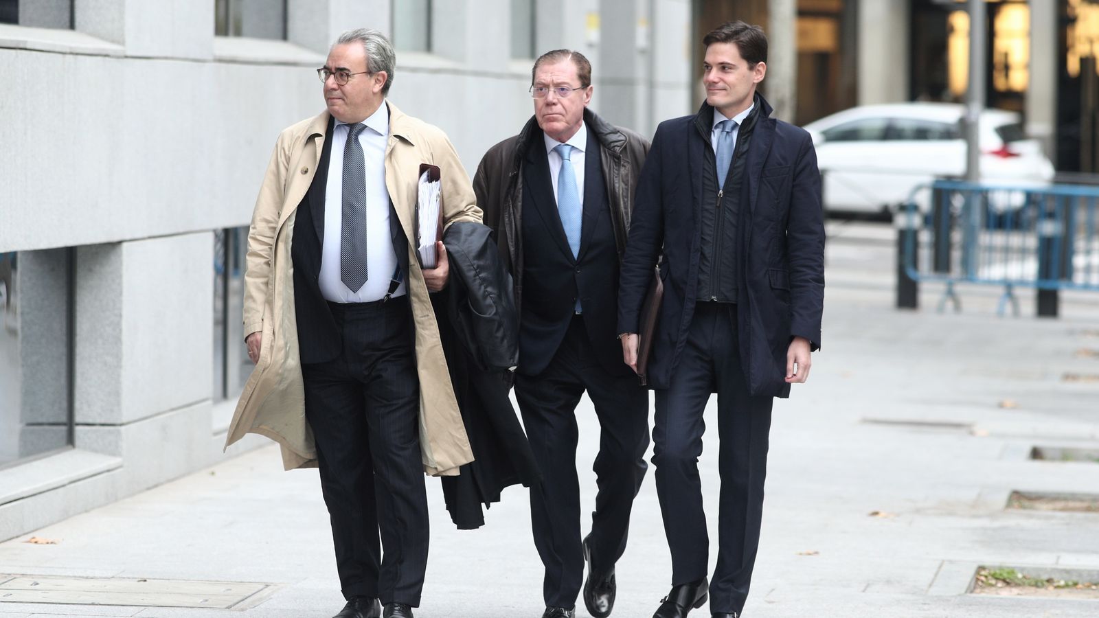 L'exconseller Domingo Parra (centre), en una imatge d'arxiu