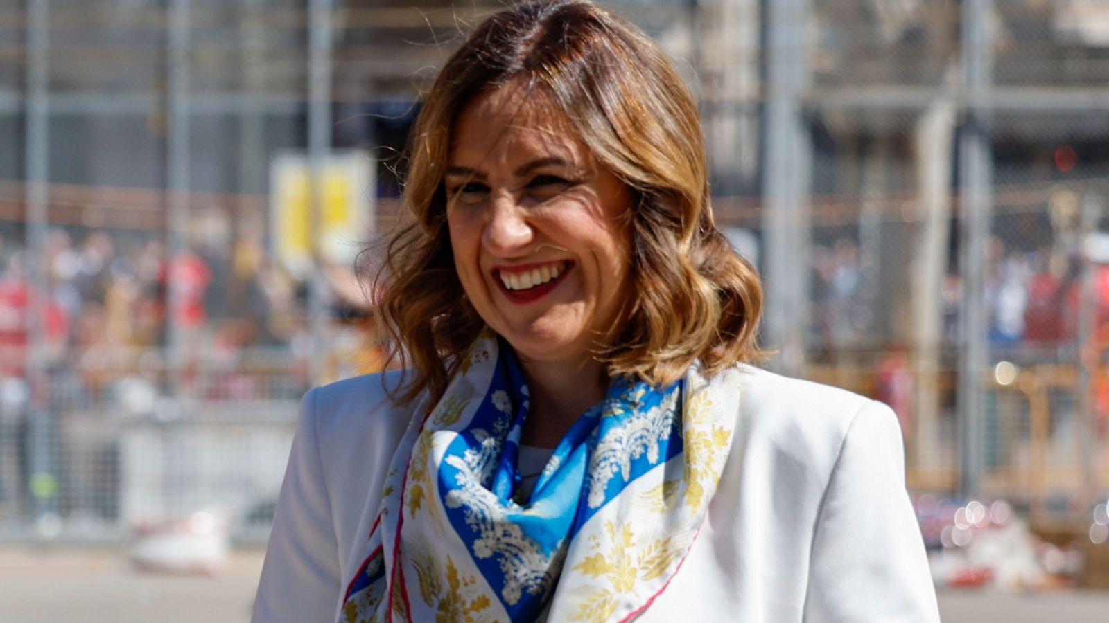 L'alcaldessa de València, María José Catalá, en una mascletà de les Falles de 2026