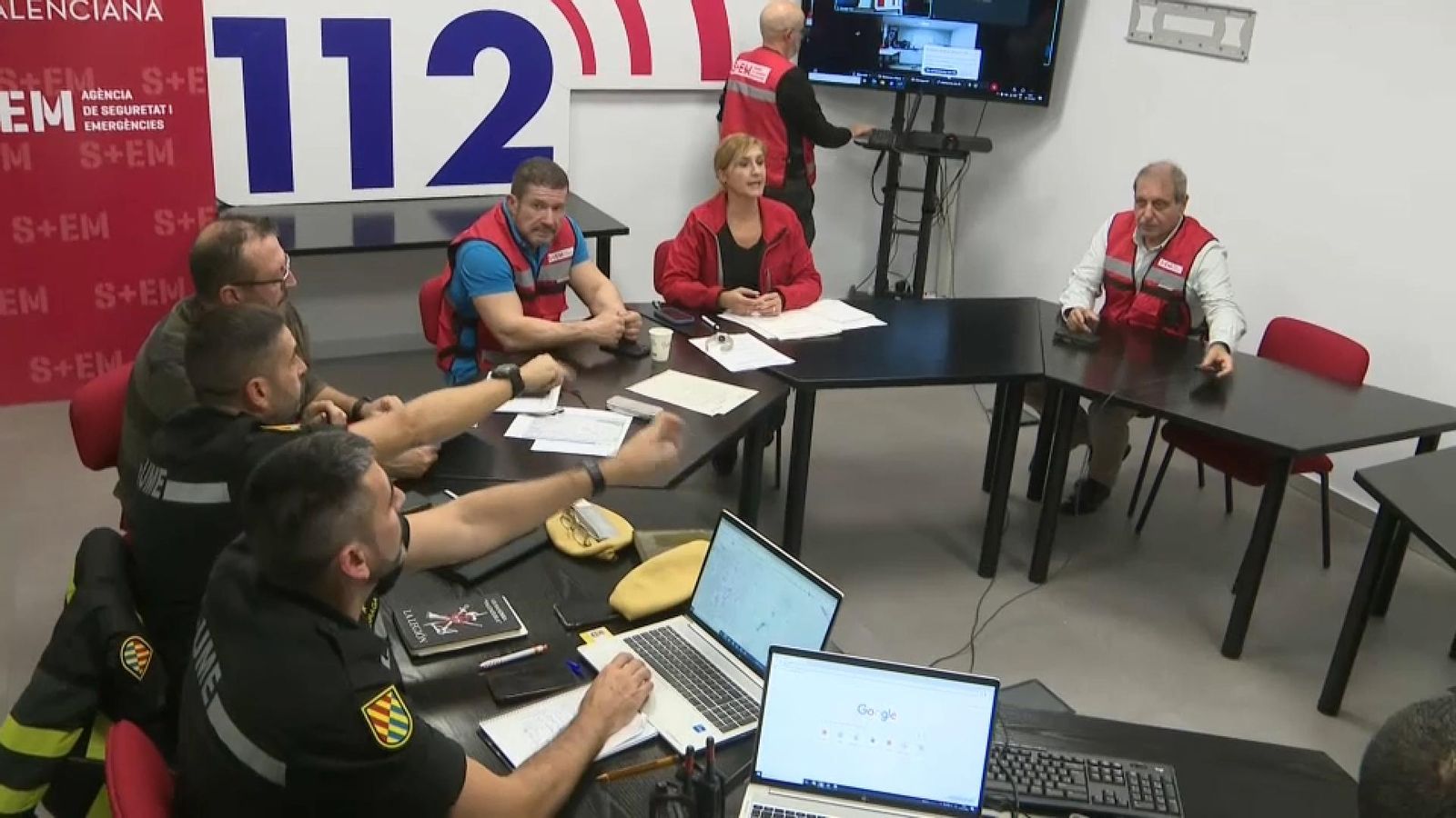 La reunió del Cecopi el dia 29 d'octubre de 2024