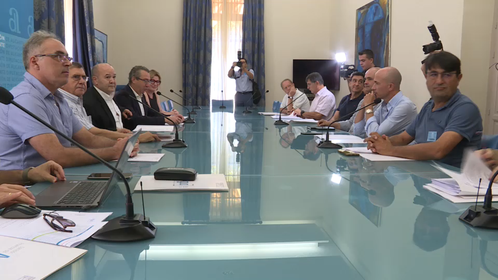 Reunió de la comissió tècnica provincial de l'Aigua de la Diputació d'Alacant