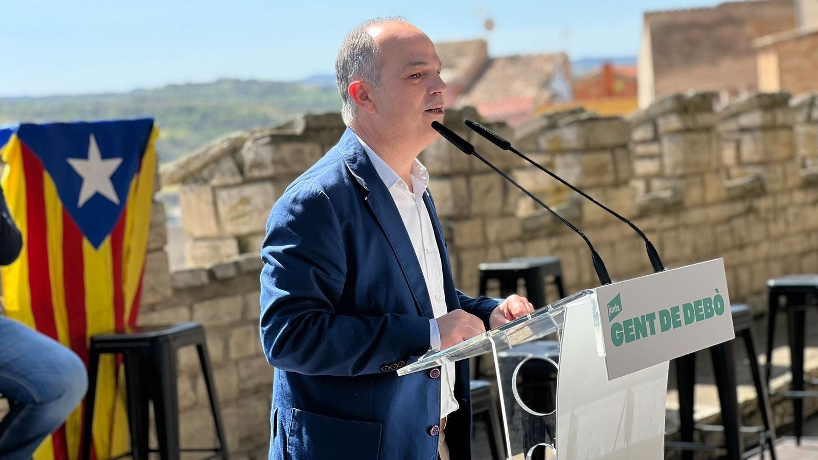 El secretari general de Junts per Cat, Jordi Turull, durant un acte del partit, en una imatge d'arxiu