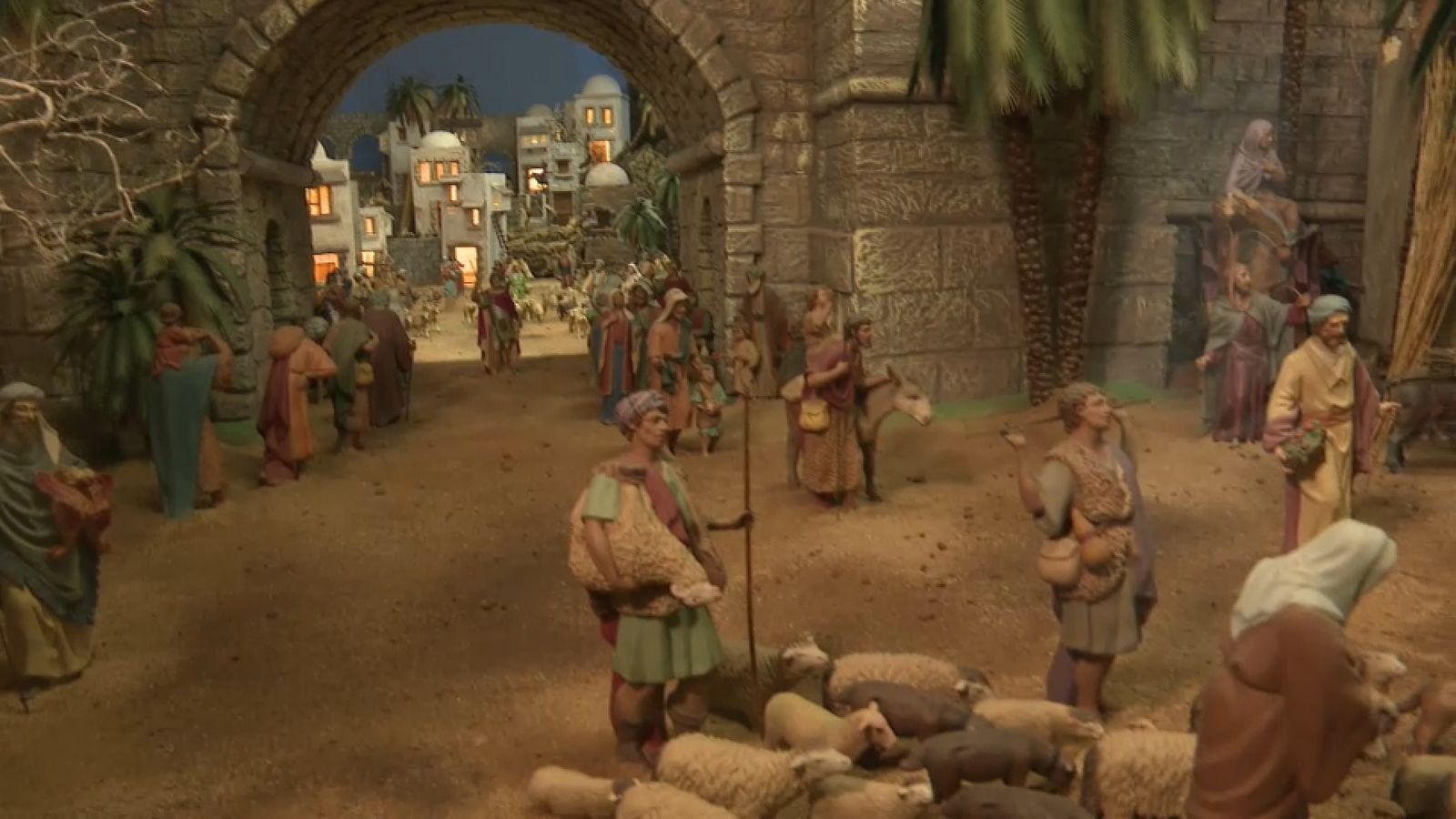 Esta betlem artesà compta amb més de 3.000 figuretes