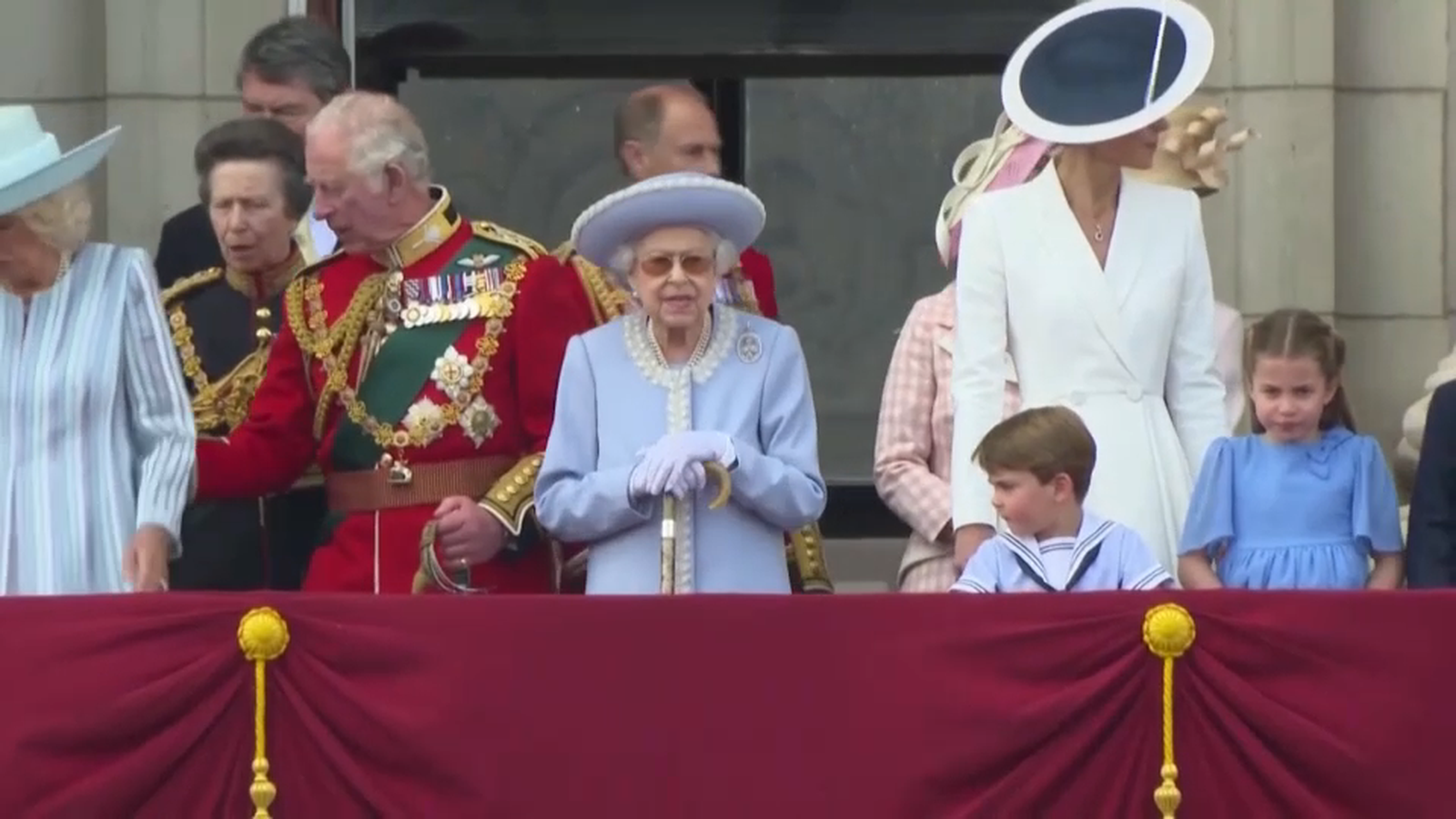 La reina d'Anglaterra i la seua família
