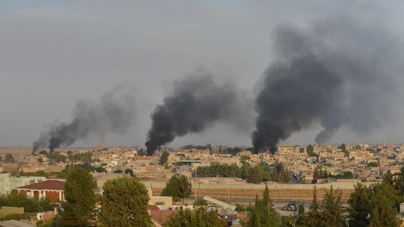 Imatge d'arxiu de bombardejos a Síria