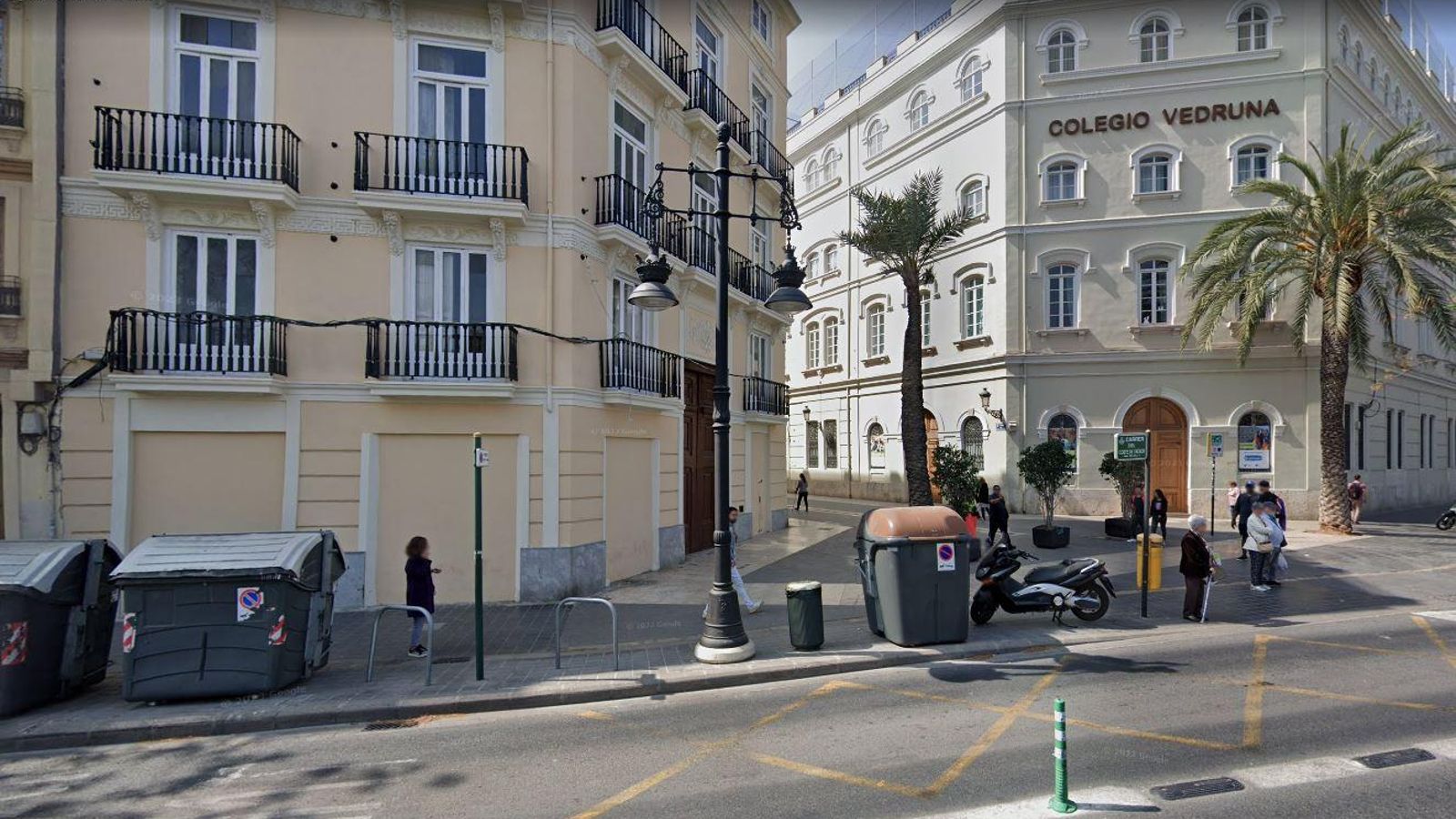 L'edifici on estava la Casa de los Caramelos, al centre de València