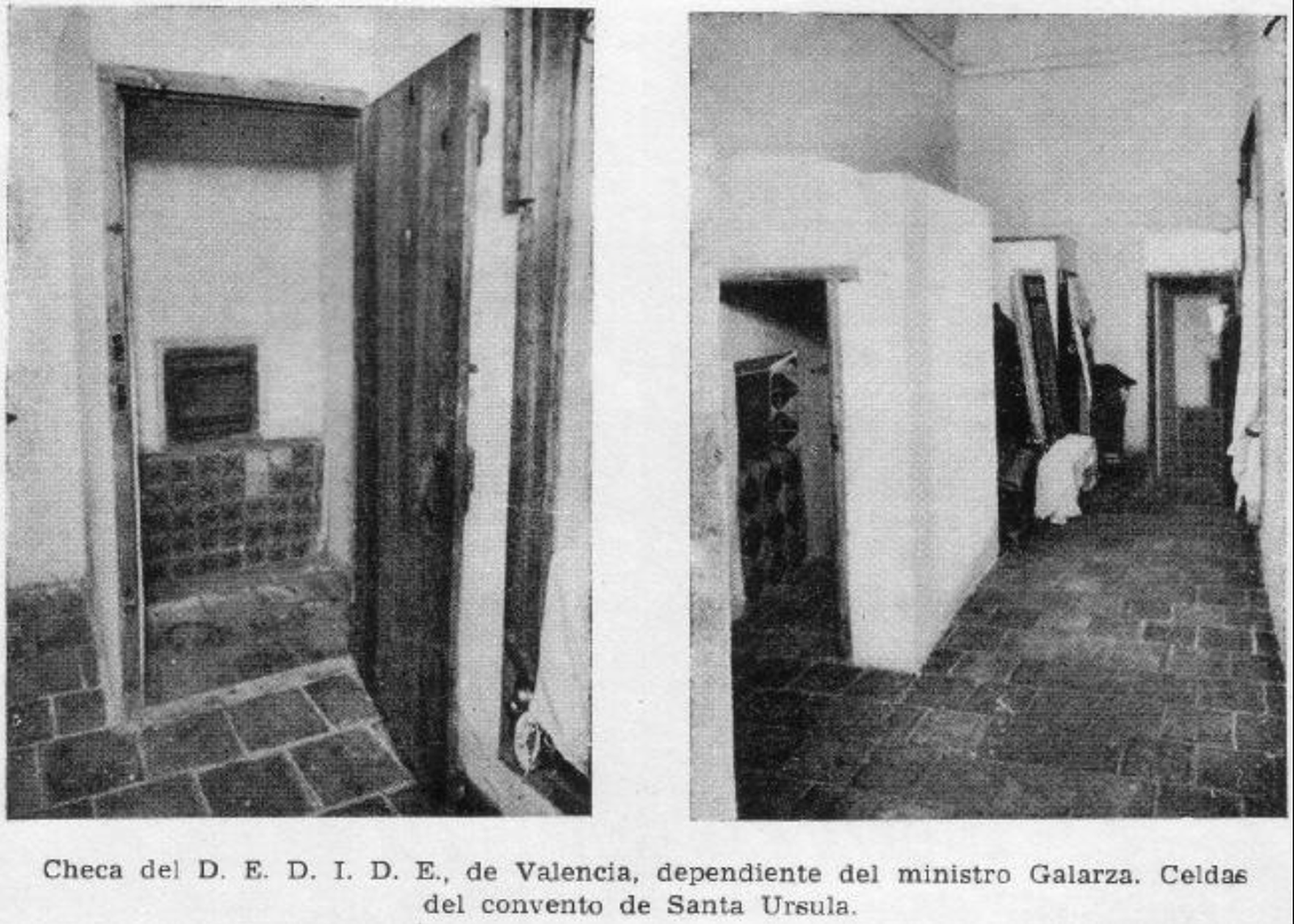 Txeca de Santa Úrsula (València). Imatge treta de la Causa General