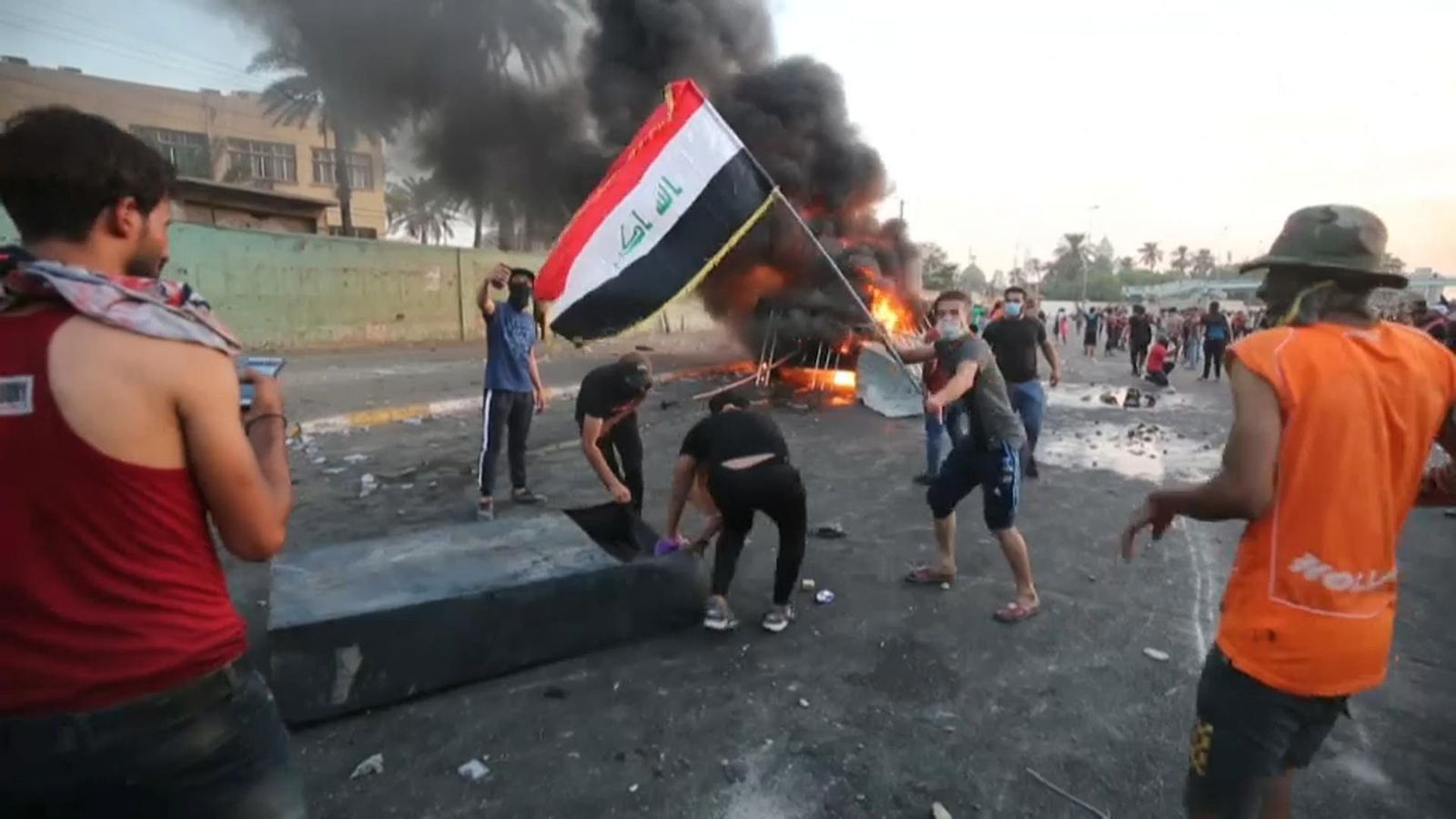 40 morts en quatre dies de protestes a l\'Iraq