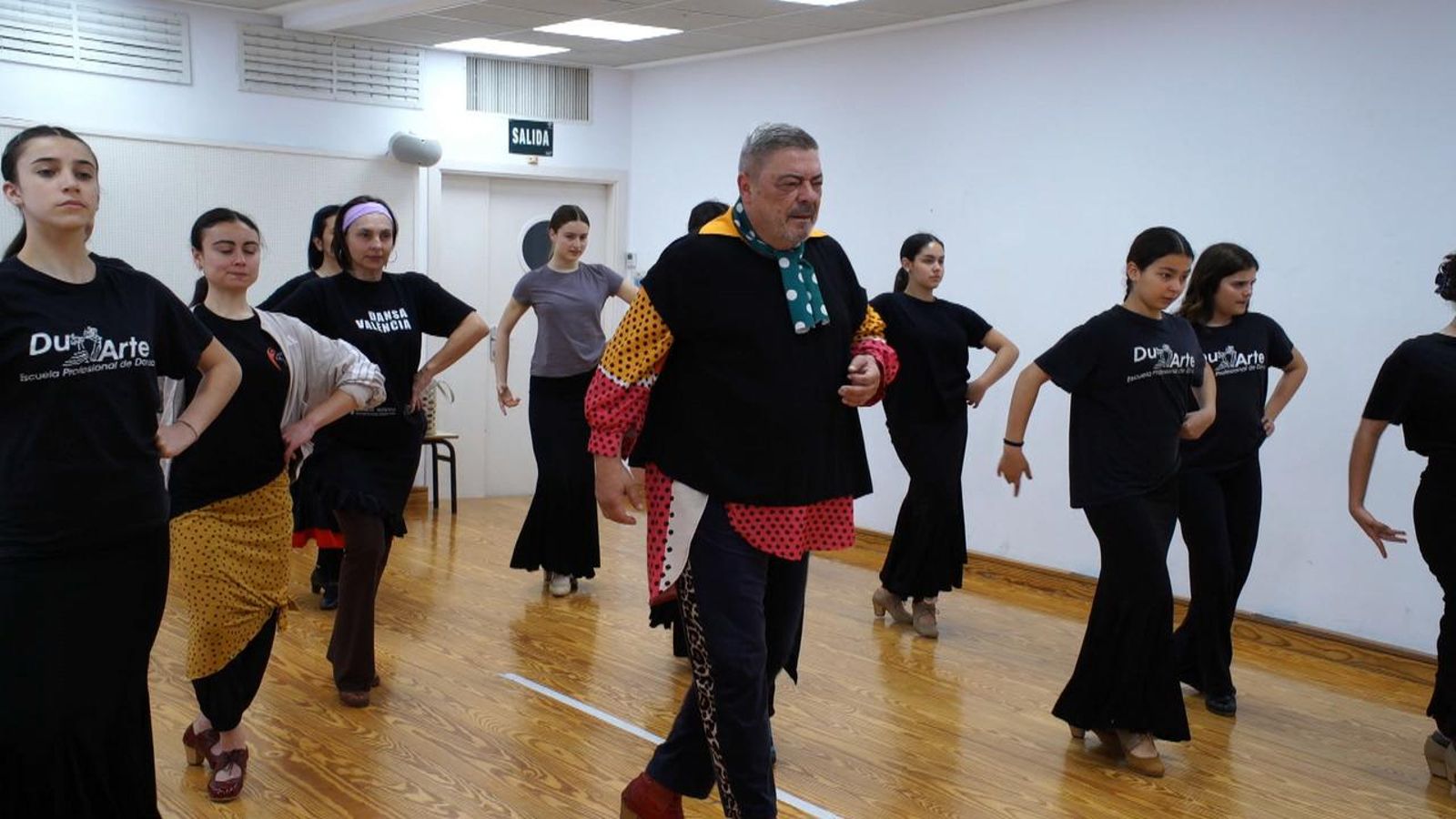 Antonio Canales durant la classe magistral de flamenc
